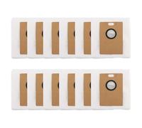 Sacs D'aspirateur, Compatibles Avec Tapo RV20 Max Plus, Tapo RV30 Max Plus, Sacs À Poussière for Aspirateurs Robots Tapo, Sacs À Poussière De Robot RVA202 De Remplacement(12PCS)