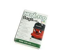 Sacs d'aspirateur - Numatic - Lot de 10 - Modèle NVM1CH - Pour Henry Hetty Hoover