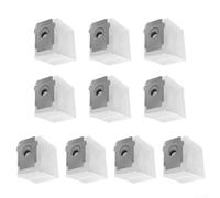 Sacs d'aspirateur pour 10x-iRobot-Combo i5, i5+, j5, j5+ Pièces de rechange pour aspirateur robot Blanc Gris