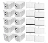 Sacs d'aspirateur pour Cecotec pour robot conga 9590 9990 10090 AI - Sacs à poussière jetables avec filtration de style HEPA - Kit de technologie de liaison allergène