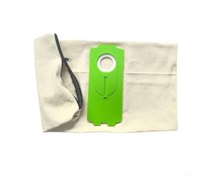 Sacs d'aspirateur réutilisables 204309 pour Festool pour mini pour midi CT15/CT25, tissu filtrant 4 couches, lavable et étanche, aspirateurs avant/après 2019 (vert)
