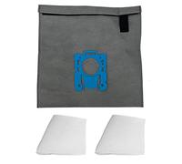 Sacs d'aspirateur réutilisables en textile durable compatible avec AEG VX8 Série X Silence