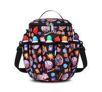 Sacs de bingo avec poches pour Bingo Daubers Dabbers Dotters Sac de bingo pour accessoires de bingo Sac pour les amateurs de jeux de bingo Fournitures de Bingo Gadgets Juego de Bingo