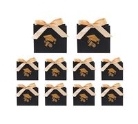 Sacs de bonbons 10x bonbons pour la remise des diplômes - Sacs de cadeaux de graduation | Sachets en papier pliant, KeepSakes Organisateur d'emballage pour les collégiens de lycéens garçons | Emballag