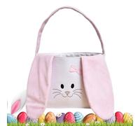 Sacs de bonbons fourre-tout de lapin de Pâques - Sac de seau de lapin de Pâques | Chemin réutilisable mignon avec poignées, fournitures de fête de lapin Cont