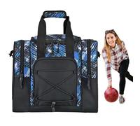 Sacs de Bowling 1 Balle | Tote de Balle de Bowling Simple, Sac à Main Multifonctionnel avec Un Compartiment rembourré à Courroie réglable s'adapte à des Chaussures de pour Femmes Hommes
