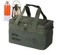 Sacs de camping pour l'organisation | 22 L portable de stockage de batterie de cuisine de camping - Organiseur de cuisine de voyage, pour randonnée, pique-nique, barbecue, kayak, ustensiles de plein