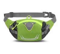 Sacs de Ceinture en Nylon, Sacs Taille légers for Jogging, élastiques et Respirants, Haute capacité avec Fermeture éclair, Accessoires Sport pour Cyclisme, Gym, Balade(Green)