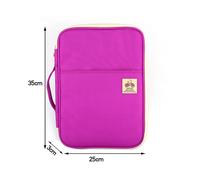 Sacs De Classement Multifonctionnels Pour Documents A4, Pochette De Classement Portable Imperméable En Tissu Oxford, Fourre-Tout Organisé Pour Ordinateur Ipad