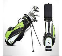 Sacs de Club Golf for Hommes, Sac Stand 14 Voies diviseur | Sac Ultra Light Perfect for Un Parcours avec Deux Bretelles for Facile à Transporter(Green,A)