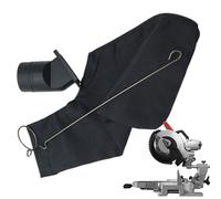 Sacs de collecteur de poussière pour scie à onglet - Sac filtrant transparent de longue durée | Trap à poussière pour scie circulaire, sac de service lourd avec joint serré