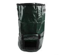 Sacs de compostage de jardin avec couvercles, bacs de compostage en polyéthylène, adaptés pour une utilisation en extérieur, conteneurs portables pour déchets organiques pour le recyclage des déchets