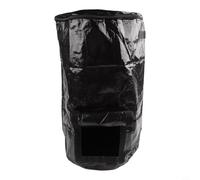 Sacs de compostage de jardin avec couvercles, bacs de compostage en polyéthylène, adaptés pour une utilisation en extérieur, conteneurs à déchets organiques portables pour le recyclage des déchets