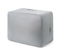 Sacs de compression avec coin peu encombrant et auto-scellant pour un rangement efficace des vêtements, couettes et articles ménagers (gris)