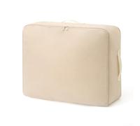 Sacs de compression avec coin peu encombrant et auto-scellant pour un rangement efficace des vêtements, des couettes et des articles ménagers (flocons d'avoine surdimensionnés)