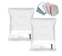 Sacs de compression pour voyage - 2 rangements peu encombrants, conception durable et étanche, organisateur à main sans vide, plastique imperméable réutilisable | pour l'emballage de vêtements, couver