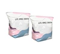 Sacs De Compression Sous Vide Pour Vêtements,2 Pièces Pack De Compression Valise Sans Pompe | Sacs D'Emballage Sous Vide | Pour Couvertures Literie Vêtements Oreillers Matelas Maison Voyage Dressing