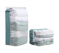 Sacs de compression sous vide pour vêtements, couettes, couvertures avec film PE résistant aux déchirures et bande d'étanchéité double couche (L)