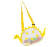 Sacs de coquille de plage, sac de coquille - BASSE DE SICK MESH DINOSAURE CEINTURE RÉGLABLE | Outils de bombardement, jouets à sable, bagages et équipement de voyage