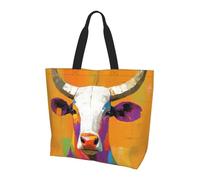 Sacs De Courses Abstract Antelope Head Sac À Provisions Cabas Femme Tote Bag Décontracté Handbag Pour Extérieur Voyage Vacances