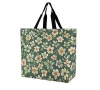 Sacs De Courses Hunters Florals Petals Pattern Handbag Femme Tote Bag Reutilisable Sac Shopping Pour Voyage Gym Vacances