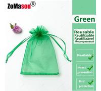 Sacs De Culture De Fruits Et Légumes,Protection Contre Les Oiseaux,Filet En Maille,Outils De Jardin,20 À 100 Pièces.Christmas Green.10x15cm (100 Pcs)