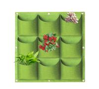 Sacs de culture suspendus à 9 poches, jardinière murale verticale suspendue, sac de culture mural, jardinage intérieur et extérieur, verdissement