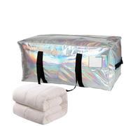 Sacs de déménagement, bacs de rangement à vêtements, grand récipient étanche, fermetures à glissière robustes, poignées de transport renforcées, dortoir du collège de camping, 28,94x12.99x14.17 pouces