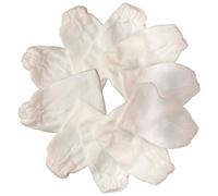 Sacs de filtre d'aquarium 10pcs 4x2 pouces Coton élastique résistant à la corrosion Sac de support d'aquarium réutilisable pour le carbone activé, les biosphères, les anneaux en céramique, les access