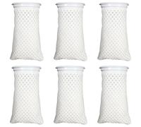 Sacs de Filtre d'aquarium 6pcs 4 Anneau par 6 Longs Sacs de Filtre à Support en nid d'abeilles Support 'Aquarium hautement perméables Sac 'Eau réutilisable pour, Industriel, Chimique