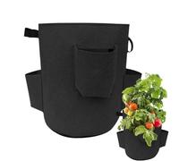Sacs de fraises à cultiver, planteur de fraises Grow Bag - Suspension de conteneurs de planteur | Conteneur de culture de en feutre de 5 gallons pour fraises de jardin, fleurs