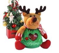 Sacs de friandises de Noël - Sacs de rangement pour faveurs du Père Noël et bonhomme de neige, sacs de faveurs pour fêtes de triche ou de traitement - Pour fêtes d'anniversaire remplies de chaussettes