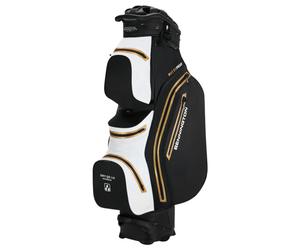 Sacs de golf chariot Bennington Dry-QO 14+ Waterproof Black/White/Gold