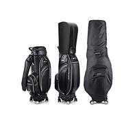 Sacs de golf, Sac de Golf professionnel en plein air avec 4 roues(Black)