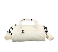 Sacs de gym légers une épaule voyage sport fille danse week-end nylon enfant natation sac à main fitness yoga sac de rangement, blanc, M 33*18*18