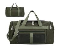 Sacs de gym pour hommes, grande capacité, sac à dos d'entraînement Oxford avec poignées et poches, sac de voyage de sport pour fitness, yoga, camping et utilisation quotidienne, Vert clair, Voir