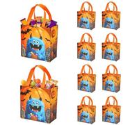 Sacs De Halloween 10 sacs mignons réutilisables à motif de chat pour Trick