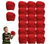 Sacs de Haricots à Lancer colorés, Ensemble de Jeu de Lancer | Poufs Double Couche - Jeu de Famille, Sacs de Haricots carrés de Sport, Ensemble de Jouets pour, garçons, Filles, et Adultes