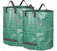 Sacs de jardin - 2X 500L - Indéchirables - Hydrofuges - Poignées pratiques