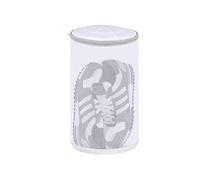 Sacs de lavage en maille pour chaussures de sport, sac à linge gris avec fermeture éclair 125 en tissu nid d'abeille pour chaussures de sport baskets, 1 pièce de grande taille, Taille unique