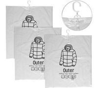 Sacs de mise sous vide pour vêtements (x3) - Avec cintres G