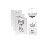 Sacs de mise sous vide pour vêtements (x3) - Avec porte-pantalons