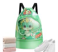 Sacs de natation - Sergé imperméable, 28 x 20 x 32 cm, sac de gym pliable léger | Sangle réglable Séparation sèche et humide pour , piscine, cours de sport