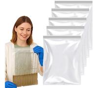 Sacs de nettoyage pour grille de four, 2026 sans frottement, réutilisables, étanches, respectueux de l'environnement pour le nettoyage de différentes tailles de grilles de four (transparents, 100 x 70