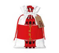 Sacs de Noël avec cordon de serrage Motif drapeau de Gibraltar Taille M