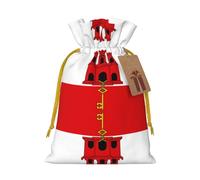 Sacs de Noël avec cordon de serrage Motif drapeau de Gibraltar Taille M