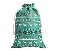 Sacs De Noël Moyens,Décoration De Maison Avec Cordon De Serrage En Feuille D'Or | Sacs À Snacks De Noël,Pour Halloween Thanksgiving Nouvel An Soirée Adultes Famille Amis