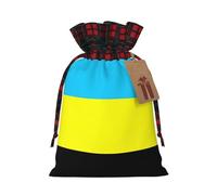 Sacs de Noël réutilisables avec cordon de serrage Motif drapeau du Sultanat de Burongan pour bonbons, mariage, cadeaux et rangement