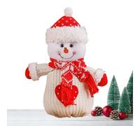 Sacs de Noël tricotés avec cordon de serrage, sacs à bonbons réutilisables pour Noël - Sacs cadeaux bas sac d'emballage pour pantalons de couchage, soirée festive, petit cadeau pour enfants