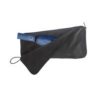 Sacs de parapluie humides, sac de rangement pour parapluie d'extérieur en chenille avec fermeture éclair, sac de rangement super absorbant, housse de parapluie à séchage rapide pour parapluie pliable,